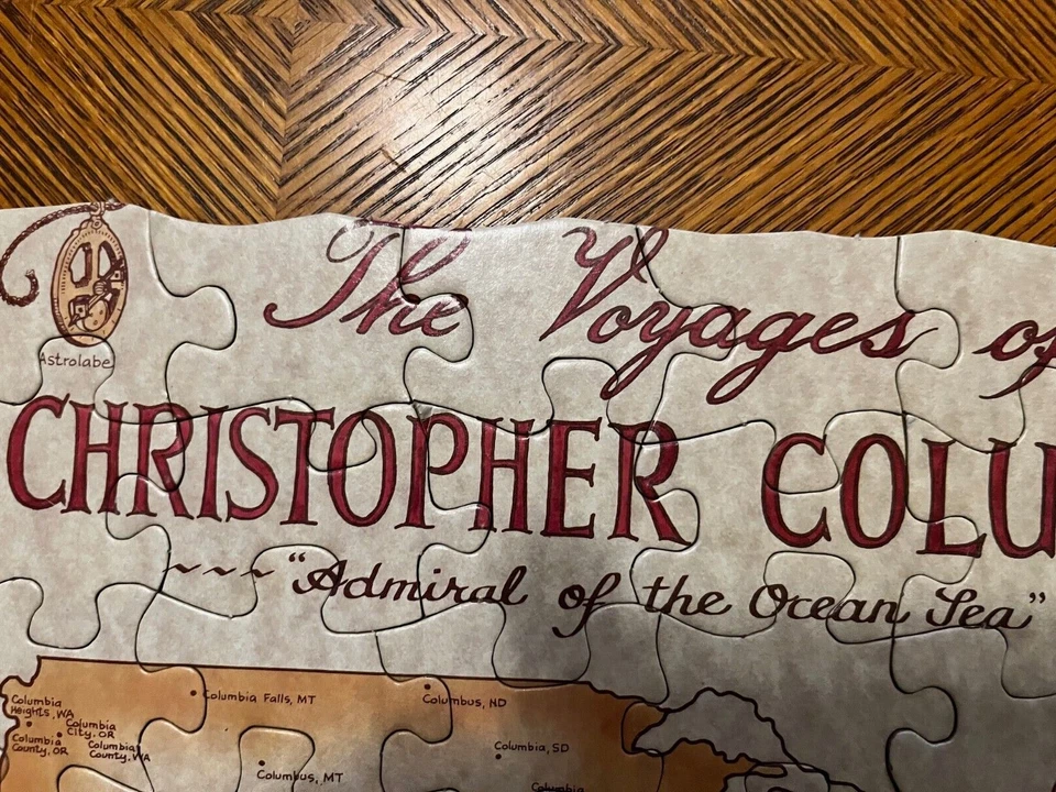 100-piece PUZZLE--THE VOYAGES of CHRISTOPHER COLUMBUS - Image 3 of 4