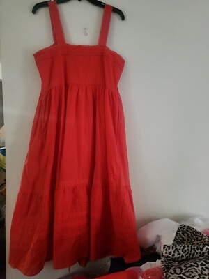 levi's cici midi dress Cici Midi Dress - Red