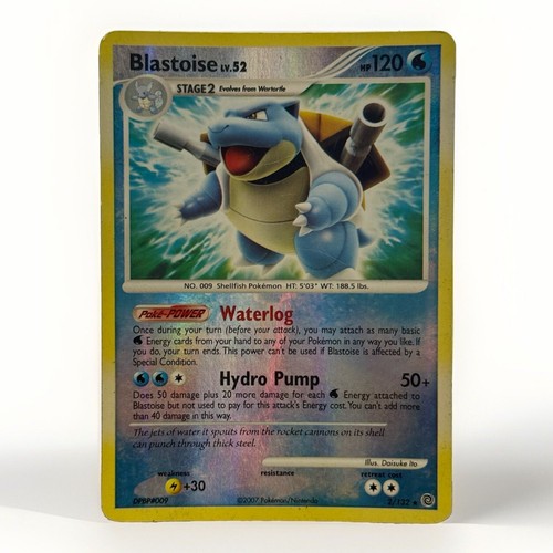 BLASTOISE LV. 52 Secret Wonders POKEMON Reverse Holo 2007 Trading