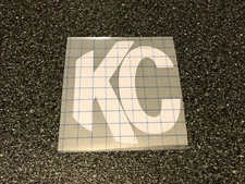 2x KC Hilites Overlay Vinyl Decal Sticker 6" Gravity PRO6 / Titan Light Cover