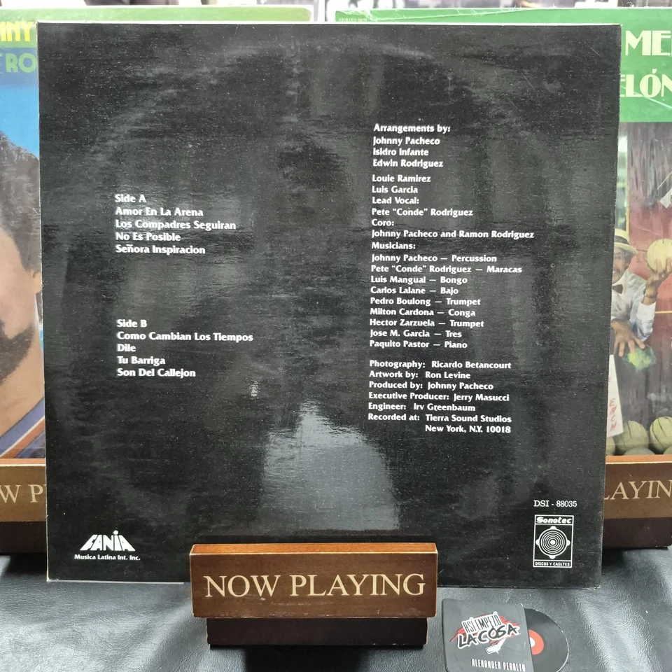 Johnny Pacheco & Pete "Conde" Rodriguez* – Jicamo- Salsa, Colombia, 1986 (M) - Image 2 of 2