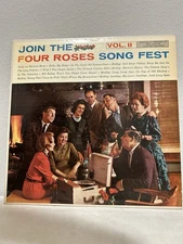 Join The Four Roses Song Fest Vol. 2 RCA Victor Vinyl Record Album/Sing-Along