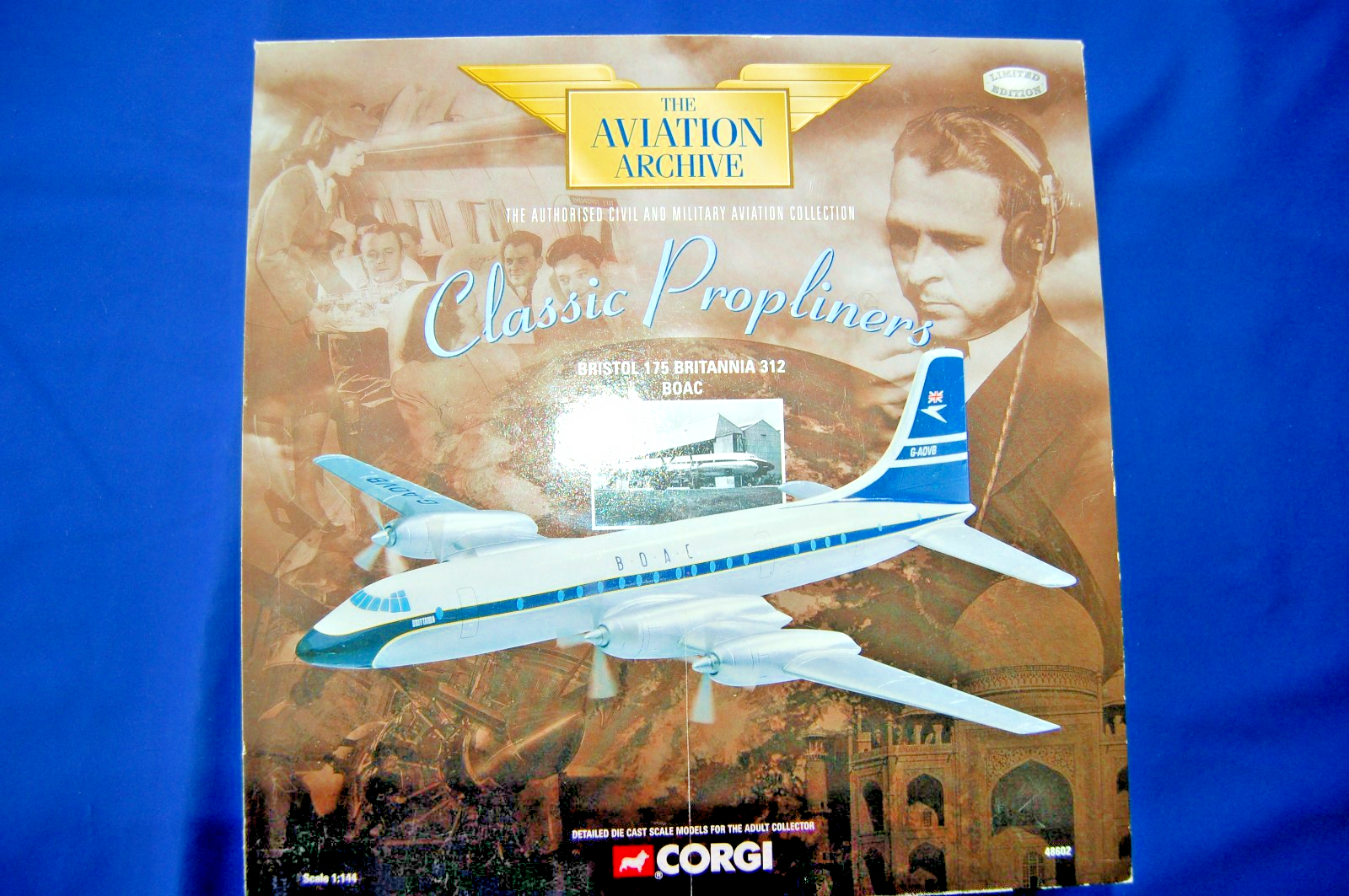 CORGI 48602 BRISTOL 175 BRITANNIA 312 BOAC LIMITED EDITION