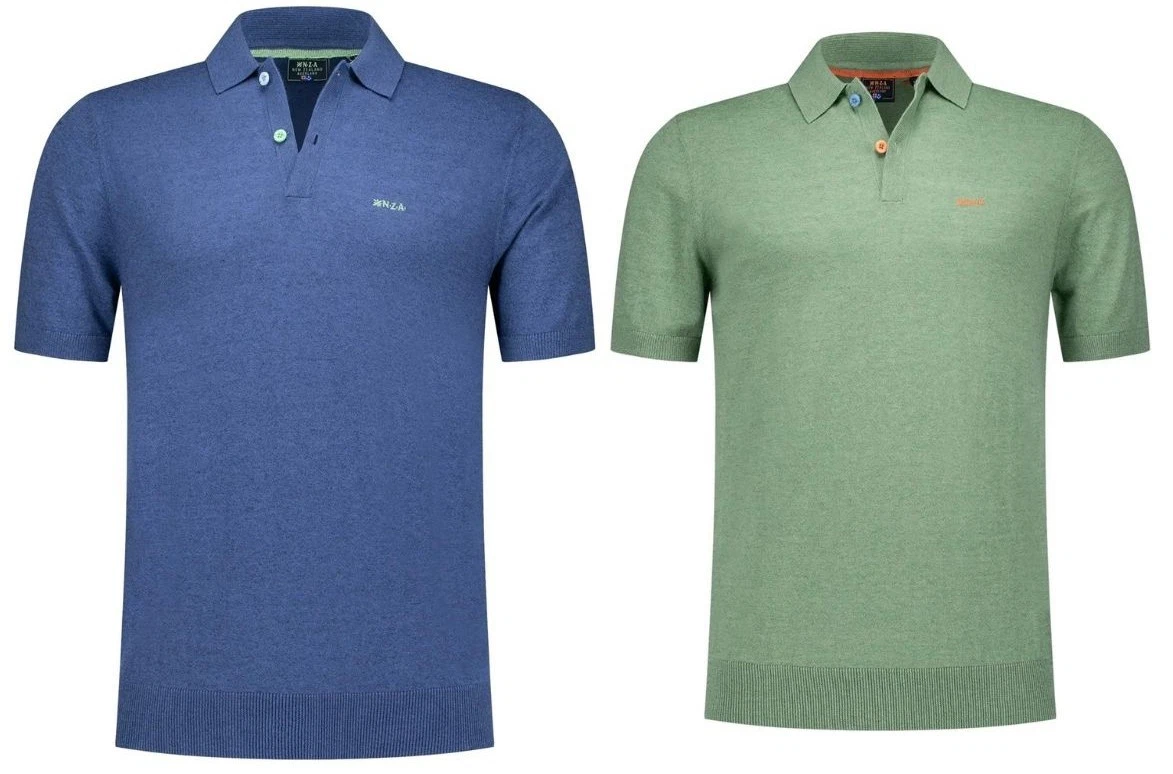 New Zealand Auckland NZA Mens Polo Shirt Sergio Regular Fit Short Sleeve Blue Green
Opens in a new w