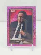 HAPPY HOGAN 2025 TOPPS CHROME DEADPOOL & WOLVERINE PINK REFRACTOR! #041/299!
