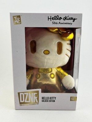 Hello Kitty DZNR Golden Edition Collectible -  New 50th Anniversary