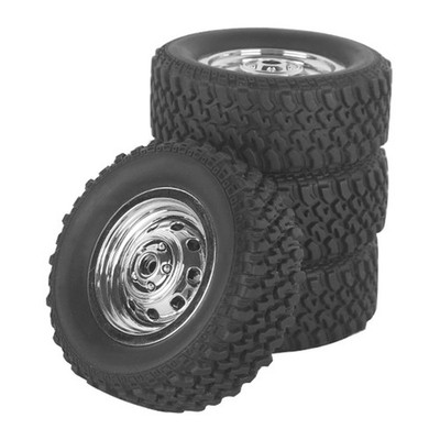 4-Teiliges 60-Mm-Reifenrad für LDRC LD1297 LD1299 RC-Auto-Upgrade-Teilezube7221