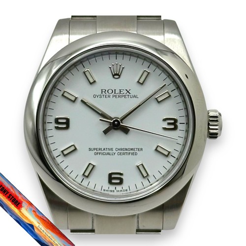 Rolex Oyster Perpetual 31 177200 White Stainless Steel Men's Watch