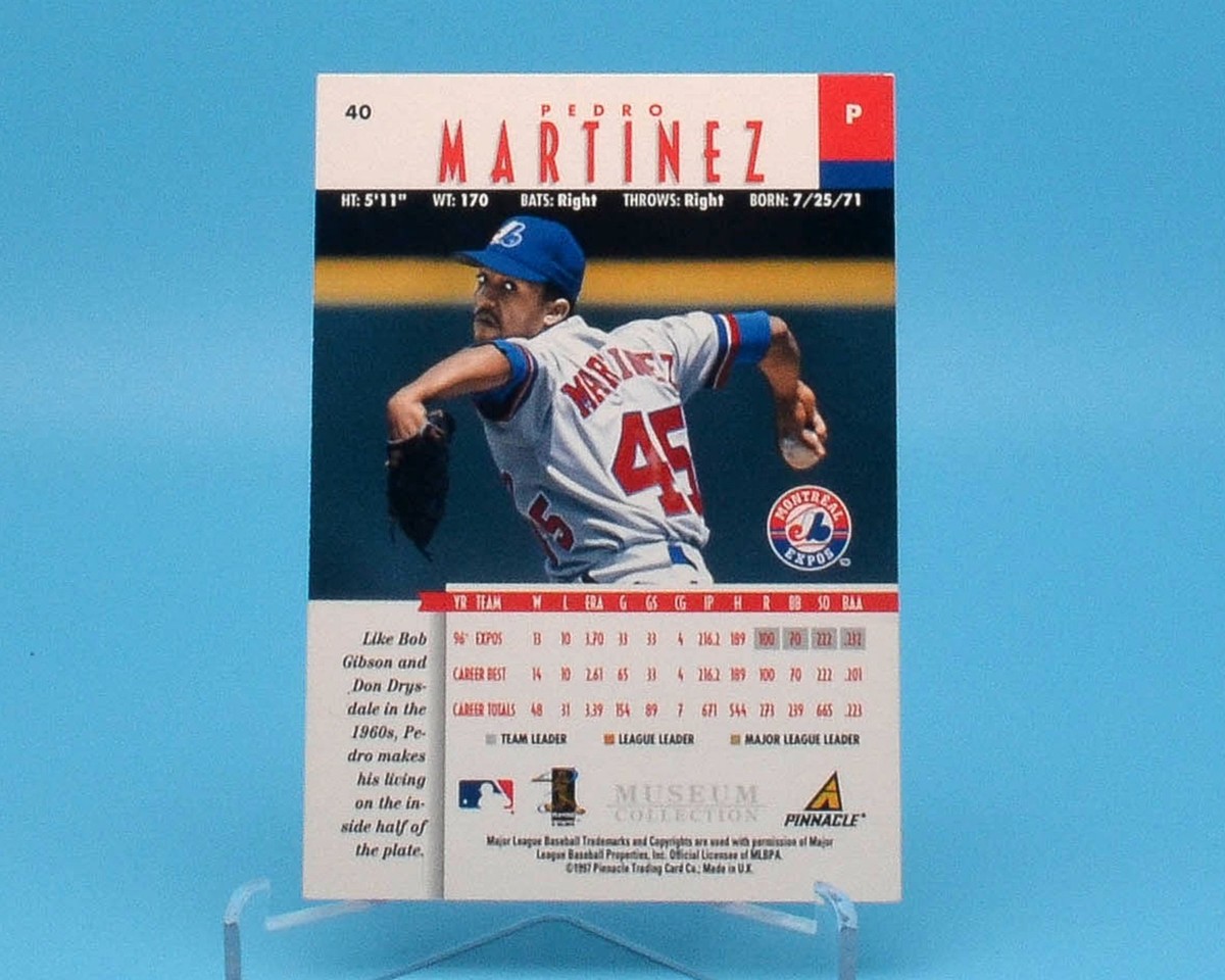 Pedro MARTINEZ 1997 Pinnacle Museum Collection | eBay