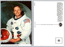 Neil Armstrong Apollo 11 Moon Landing NASA Astronaut Space Postcard 1969