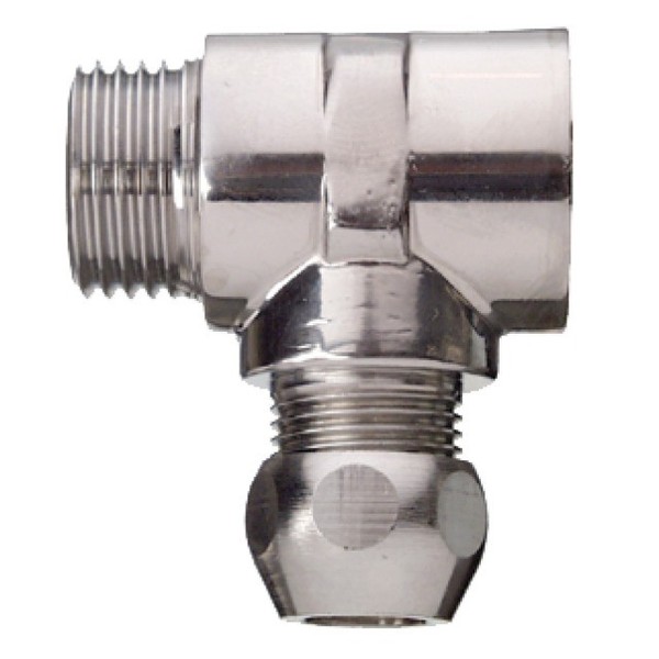"ZwischenstüCk T-StüCk Messing 1/2\" 3/8\" Quetschverschraubung ø10Mm SanitäR 30Mm"-image
