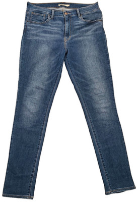 Damen Levis Stretch Jeans 721 High Rice Skinny in Blau Gr. W 32 / L 30