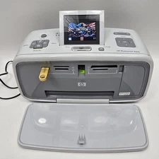 HP Photosmart Digital Photo Printer With Carrying Bag A616 Tested Works Read