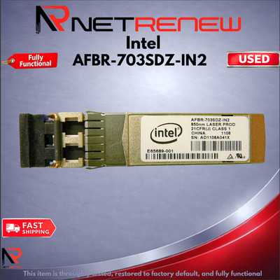 Intel AFBR-703SDZ-IN2 SFP+ 10GbE Transceiver