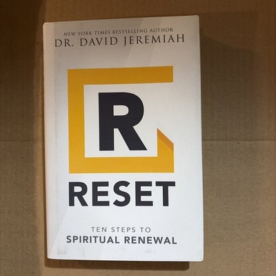 David Jeremiah Reset Ten Steps To Spiritual Renewal Study Guide Book Only New
