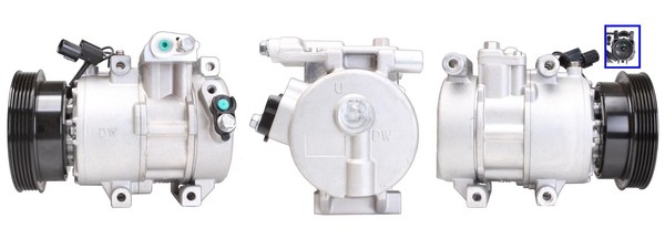 Elstock Kompressor Klimaanlage Klimakompressor Passend FüR Hyundai I20 51-1016-image