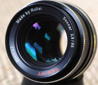 Rollei HFT Sonnar 2,8/85mm  with M42 mount