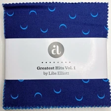 Andover Fabrics Libs Elliott 5” Charm Squares Pack Greatest Hits Vol 1 42 Pieces
