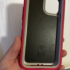 OtterBox Defender Series case iPhone 11 Pro Hot Pink Grey