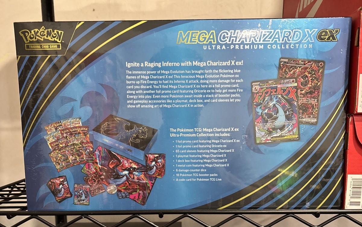 Pokémon Trading Card Game: Mega Charizard X ex Ultra-Premium