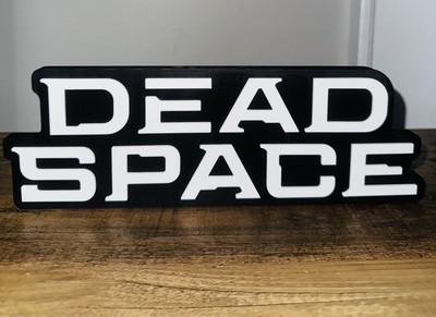 Dead Space 3D Logo Sign Selfstanding Shelf Art Wall Display Gamer Gaming 