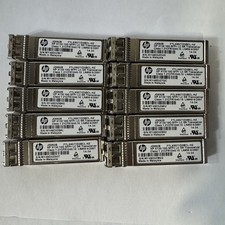 LOT OF 10 HP JD092B HP X130 FTLX8571D3BCL-HZ 10G SFP Modules