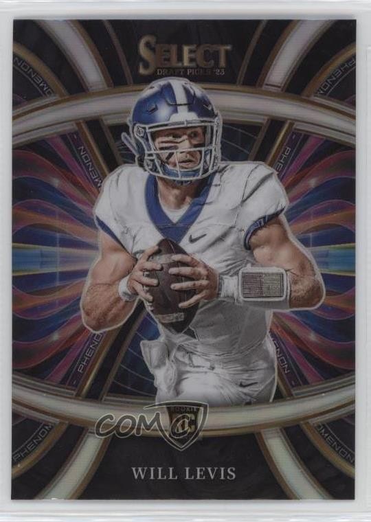 2023 Panini Select Draft Picks Phenomenon Silver Prizm Will Levis Rookie RC 11pj