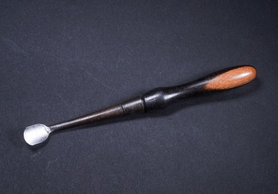 Japanische Soto-maru Nomi 15mm | Ebenholz Griff (Kokutan) | Handgeschmiedet