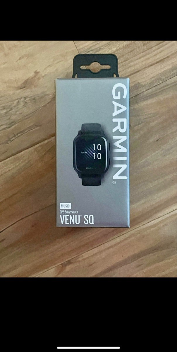 Garmin Venu Sq - Music Edition GPS Watch - Black/Slate for