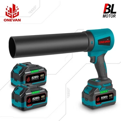 ONEVAN Bürstenlos für Makita Akku Bläser Turbogebläse Turbo Luftgebläse Gebläse