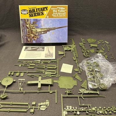 Life-Like 09657 Tillie the Toiler Anti Aircraft Plastic Gun Carrier Model Kit