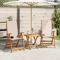 GartenstüHle 2Er Set KlappstüHle Massivholz Akazie Textilene
