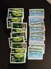 Timbre Andorre Lot De 10 Paires Europa Yt 444 Et 445 ** Cote €