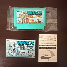 NES Completed Paperboy Super Sprint Famicom Oni Altron JPN  Vintage Limited Edit