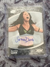 2021 Upper Deck AEW Spectrum Serena Deeb Auto Card No. 65