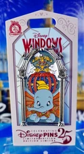 Disney Windows of Attraction Pin of the Month - Dumbo the Flying Elephant LE
