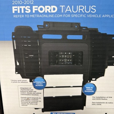 Metra 99-5722 Double-DIN Stereo Installation Dash Kit for 2010-2012 Ford Taurus