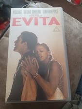 Evita (1996) - VHS - Madonna, Antonio Banderas, Andrew Lloyd Webber, Tim Rice