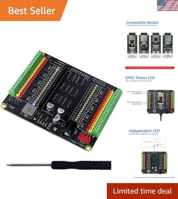 Breakout Board for / -S3 WROVER WROOM, Terminal Block Shield HAT with Pin Hea...