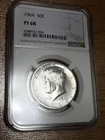 1964 Kennedy Half Dollar 50C 90% Silver HIGH LUSTER NGC PF68