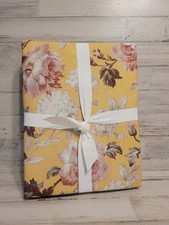 Pottery Barn Ansley Yellow Floral Duvet Full/Queen Fall colors