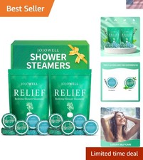 Eucalyptus Mint Shower Steamers Aromatherapy with Essential Oils - 12 Pack ...