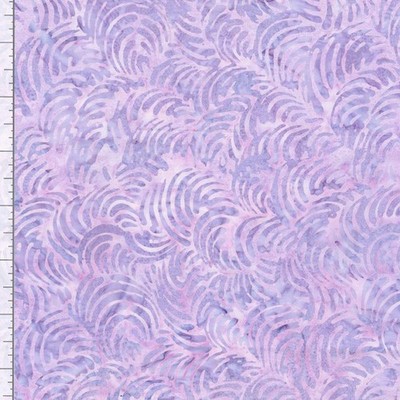 TONGA LILAC Batik Fabric | Brushstroke Swirl Purple | Timeless Treasures YARD