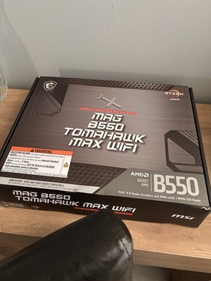 MSI MAG B550 TOMAHAWK MAX WIFI AM4 ATX DDR4 WiFi Bluetooth Gaming