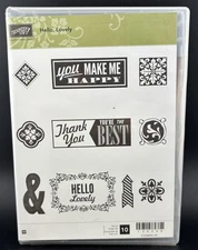 Stampin’ Up! Hello Lovely 130240 Rubber Cling Stamp