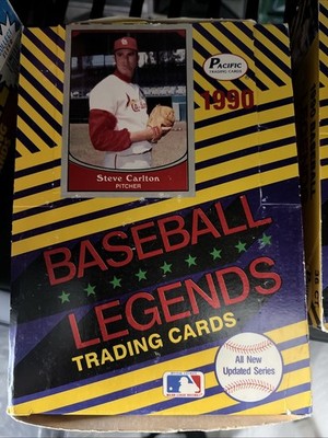 1990 Pacific Legends Baseball Wax Box (36 Factory Sealed Packs) New