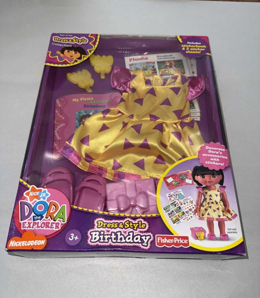 Dora The Explorer Dress Birthday Bash Clothes & Accessories 2007