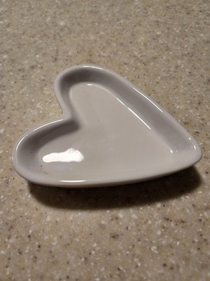 Hallmark Heart Shaped Ceramic Trinket Dish or Box Base.