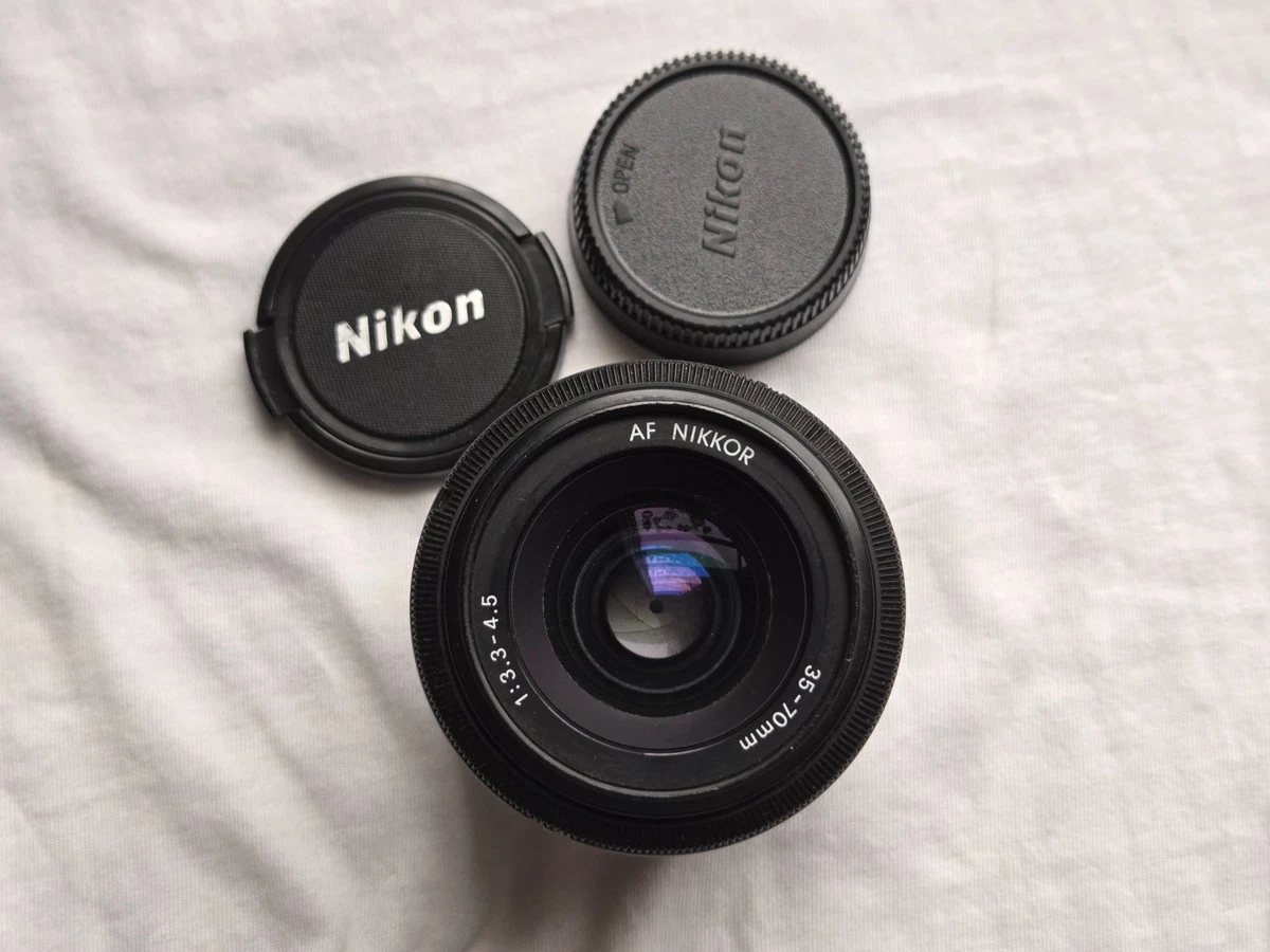 Nikon D70 + Objectif AF NIKKOR 35-70 Mm - Reflex Numérique 6,1 MP Noir