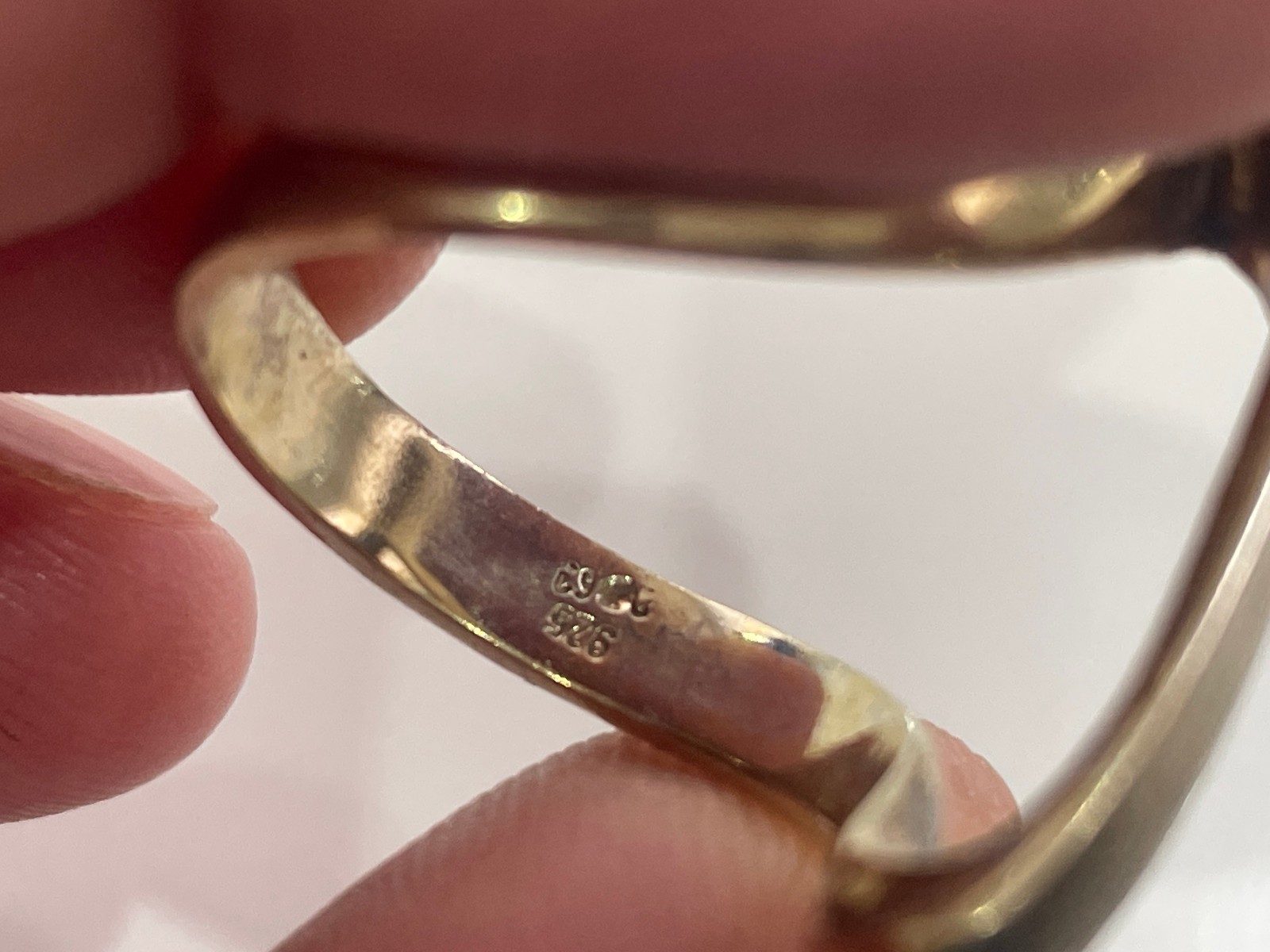 Vintage Designer Large Solid  Sterling Silver Rin… - image 8